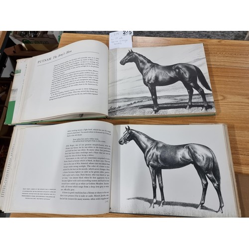 245 - 4x rare first edition equine books by C.W.Anderson. Covering thoroughbreds, anatomy of horses, etc, ... 