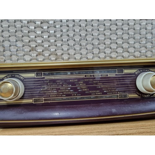 248 - 2 vintage Bakelite radios to include a Bush DAC90A and a Stella ST239U, both in good condition. Due ... 