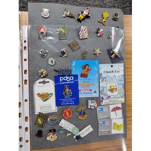 294 - Very large qty. of various collectable pin badges mostly charity related to inc a suite of 12 x vari... 