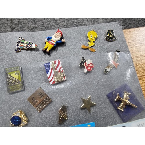 294 - Very large qty. of various collectable pin badges mostly charity related to inc a suite of 12 x vari... 