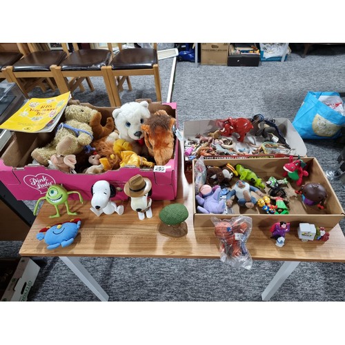 295 - 2 x boxes of vintage collectable toys to inc a large qty of McDonalds toys from the 90's, a qty of t... 