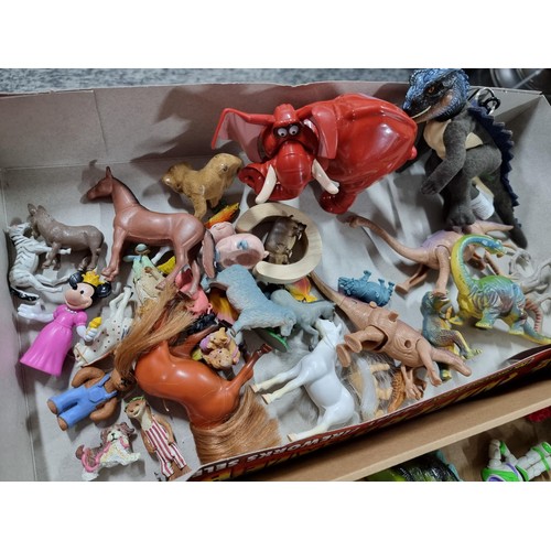 295 - 2 x boxes of vintage collectable toys to inc a large qty of McDonalds toys from the 90's, a qty of t... 