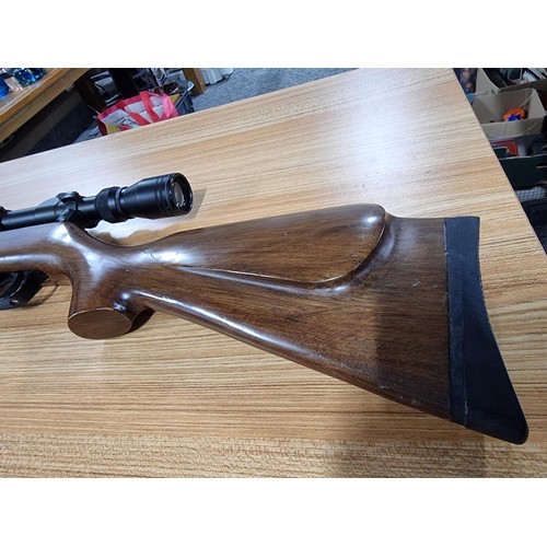 306 - BAM .22 air rifle XS/B20 in great working condition with 3/9 X40 scope attached. Proof of age requir... 