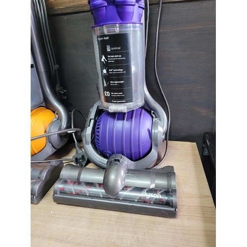 96 - Purple Dyson DC 24 fully refurbished in full working order