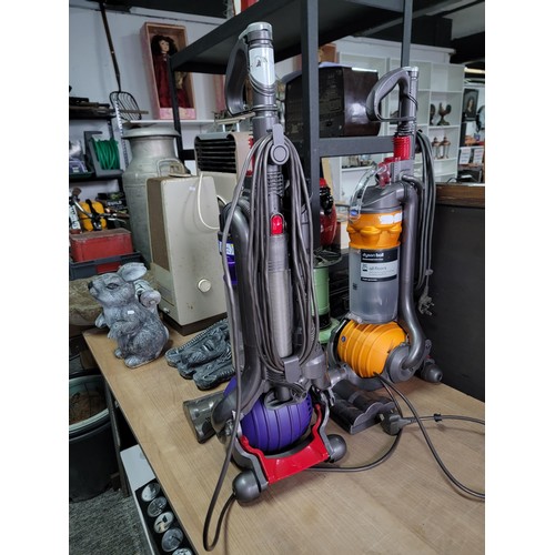 96 - Purple Dyson DC 24 fully refurbished in full working order