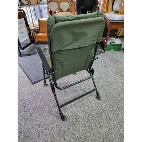 125 - Abode Carp fishing chair. in good order with adjustable legs