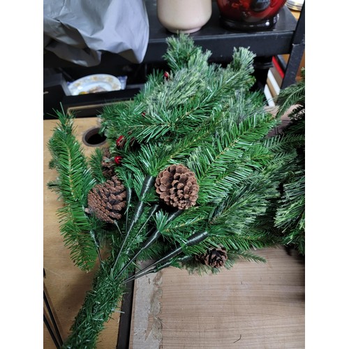 130 - 7.5 ft artificial Christmas tree in bag with instructions