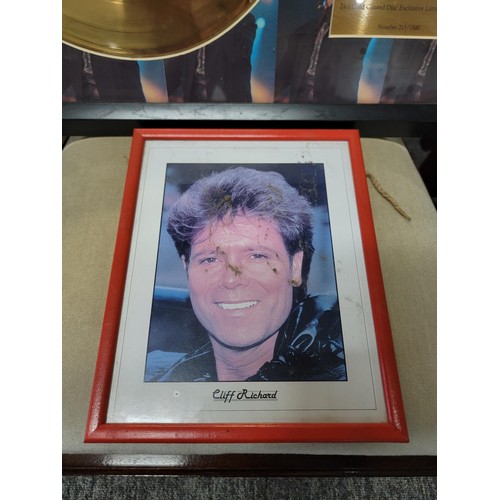 219 - Framed Cliff Richard 