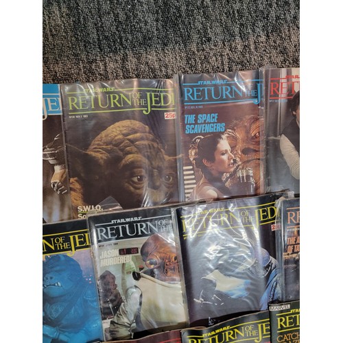 221 - Collection of 46x magazines inc Star Wars, Return of the Jedi original 1980's magazines issued when ... 