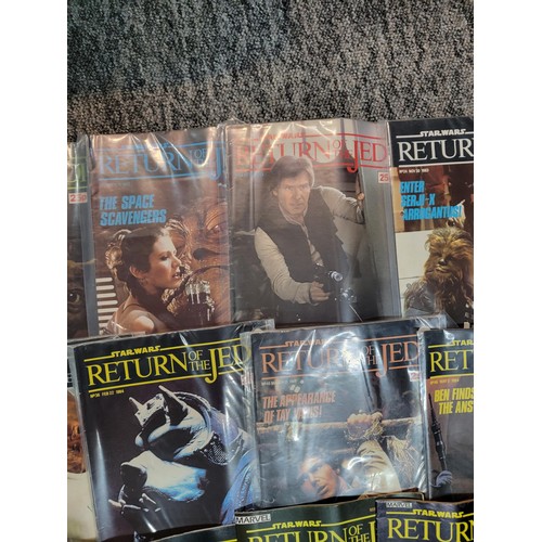 221 - Collection of 46x magazines inc Star Wars, Return of the Jedi original 1980's magazines issued when ... 