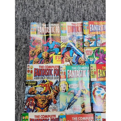 222 - Collection of vintage comics from the 1970's inc 23x copies Fantastic Four comic numbers range from ... 