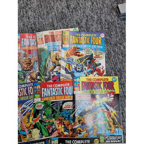 222 - Collection of vintage comics from the 1970's inc 23x copies Fantastic Four comic numbers range from ... 