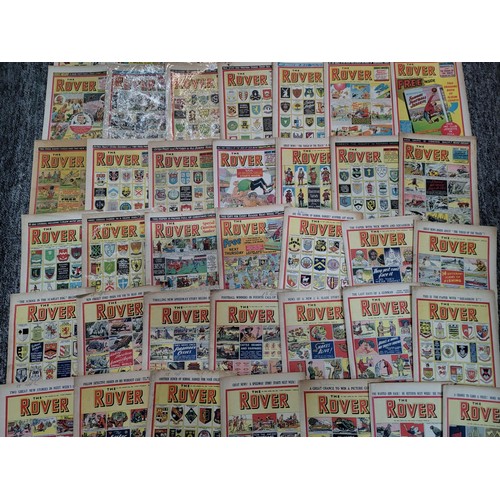 227 - Collection of 87x original The Rover comics from 1947 - 1959 all are different in good order and hav... 