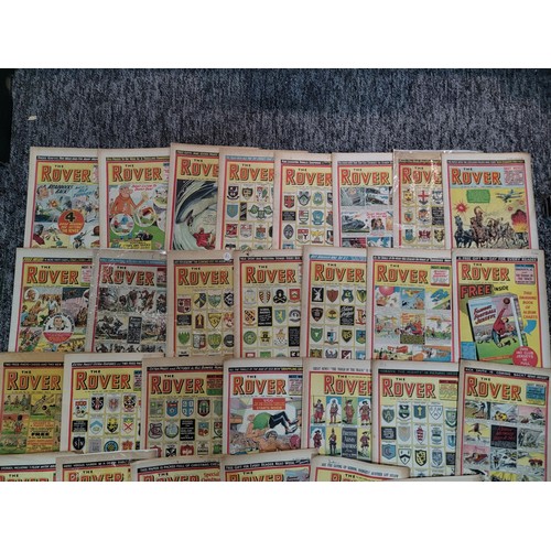 227 - Collection of 87x original The Rover comics from 1947 - 1959 all are different in good order and hav... 