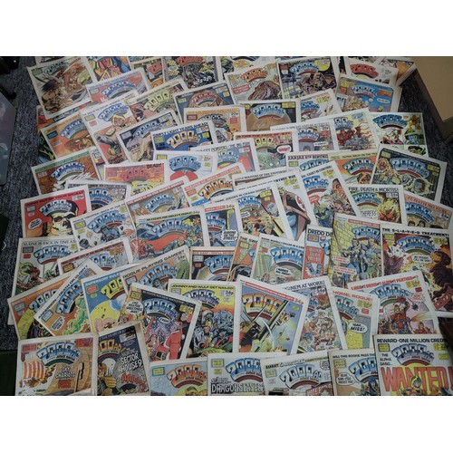 230 - Collection of 23x 2000AD annuals 1978/1990 with Judge Dredd and all 3 of the Starlord annuals issued... 