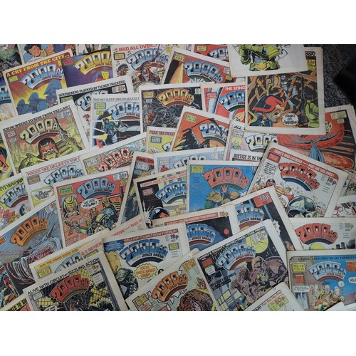 230 - Collection of 23x 2000AD annuals 1978/1990 with Judge Dredd and all 3 of the Starlord annuals issued... 