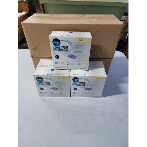 73 - 2x full sealed boxes of whirlpool dishwasher tablets each containing 7 pkts of 24x dishwaher tablets... 