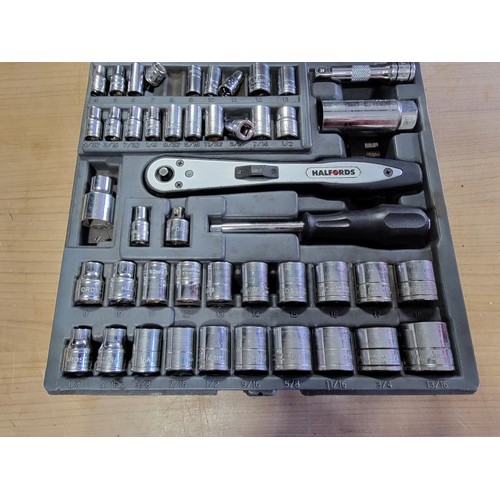 170 - Socket set by Halfords has one piece missing otherwise in good order