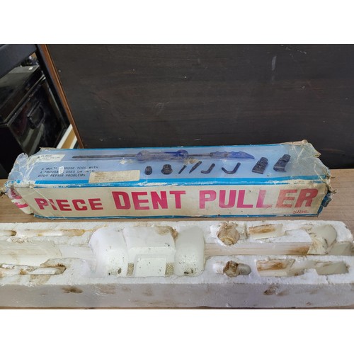 179 - 9 piece dent puller in box complete