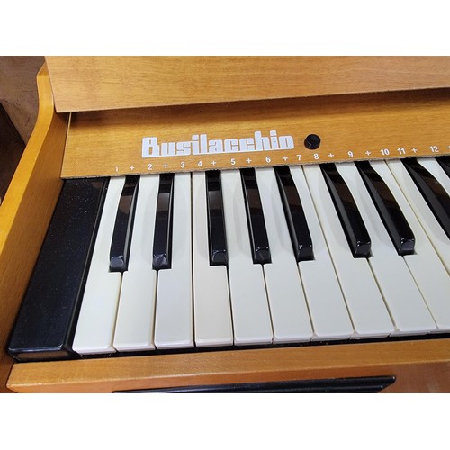 198 - Busilacchio organ in full working order missing stand