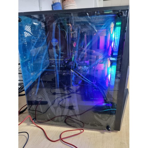 192E - Comprehensive full gaming PC setup to include a brand new hellcrack gaming case with I5-4460, CPU 3.... 