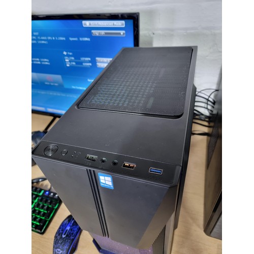 192E - Comprehensive full gaming PC setup to include a brand new hellcrack gaming case with I5-4460, CPU 3.... 