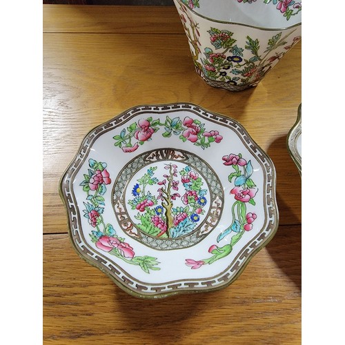 205 - Large quantity of china inc a part Aynsley cottage garden 34 pieces along with Coalport Indian tree ... 