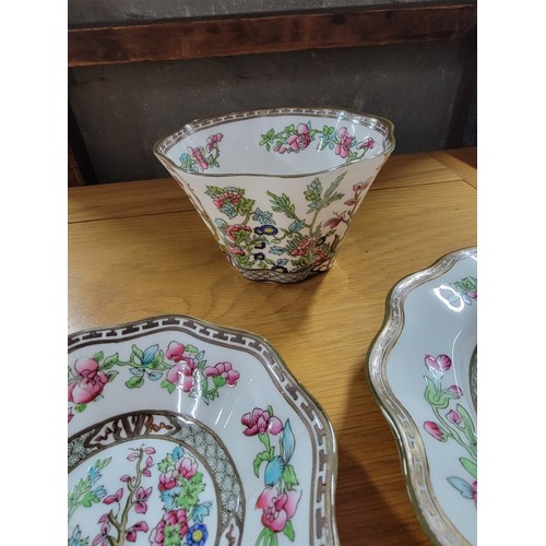 205 - Large quantity of china inc a part Aynsley cottage garden 34 pieces along with Coalport Indian tree ... 