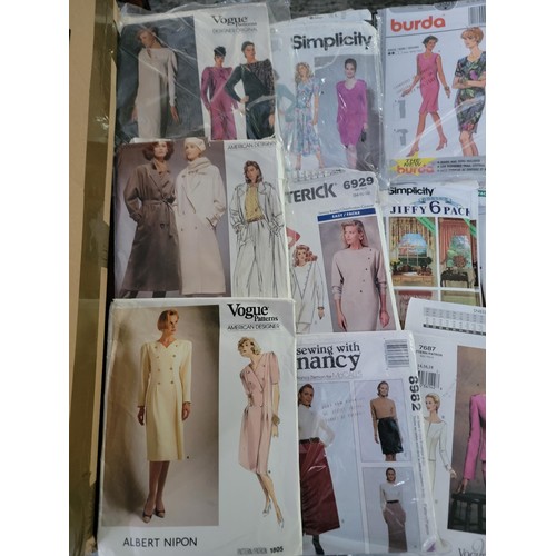 42 - Large quantity of sewing patterns by various makes