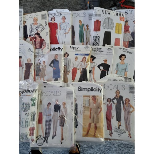 42 - Large quantity of sewing patterns by various makes