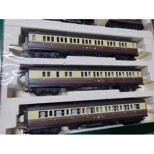 279 - A brand new old stock Hornby R2084 King Charles II train pack 6009 with loco and tender 3 GWR chocol... 