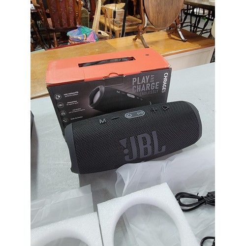 59 - 2x boxed wifi speakers by Chrage5, both in good order complete in box