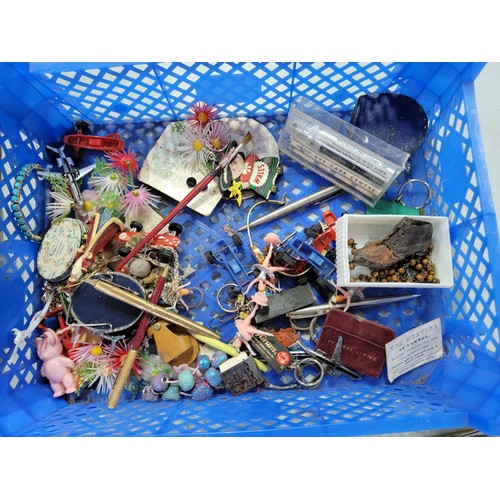 75 - Large quantity of collectables inc costume jewellery, Quink ink, collection of stationary items, alo... 