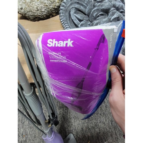 96 - Shark steam lite cleaner complete with pad, power cable and instructions in good order