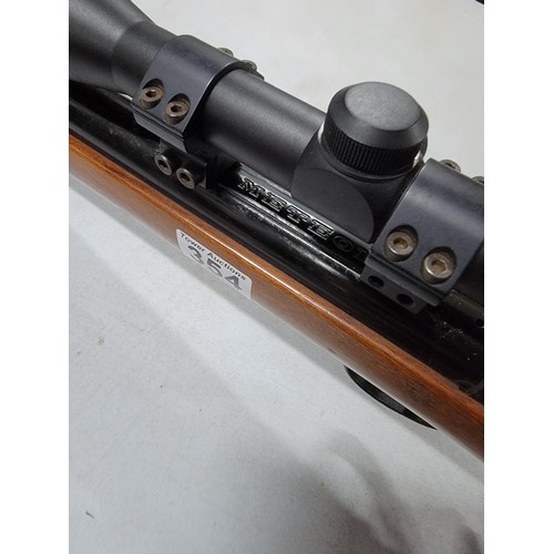 Good quality .22 BSA Meteor air rifle with a 4x40 scope in good full