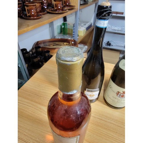 519 - 6x bottles of vintage sealed wine inc Jacquart Champagne, Barsac tanners wines, Rheinhessen 1990, M&... 