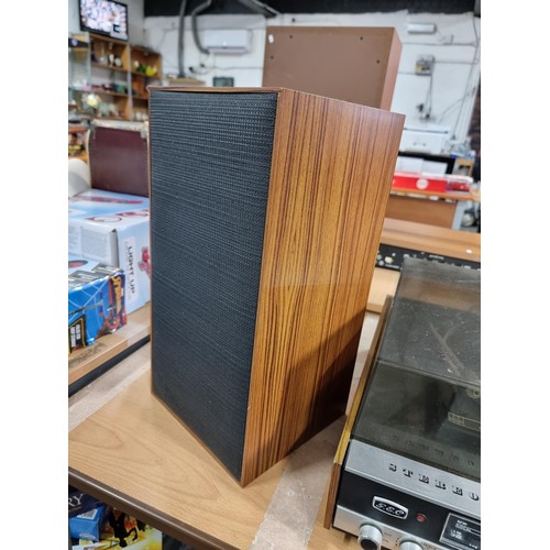 9 - A good quality vintage sound deck stereo system/amplifier with a 4 band radio 2816 by GEC to include... 