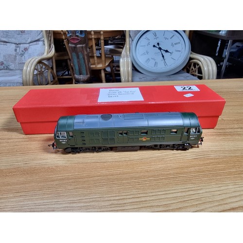 22 - A Hornby R338 class 29 Sad Eye diesel locomotive D6103, in good clean condition, fitted in a plain r... 