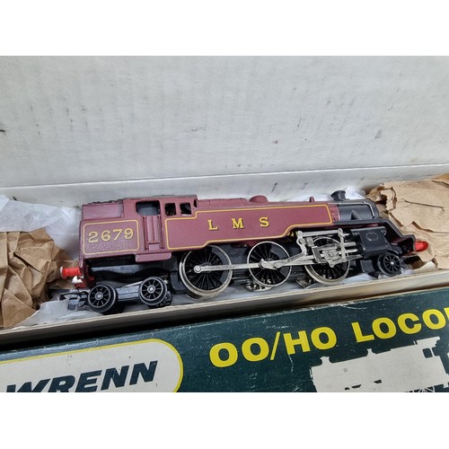 24 - A boxed Wrenn W2219 tank locomotive 2-6-4 LMS with its original box and liners, in good order.