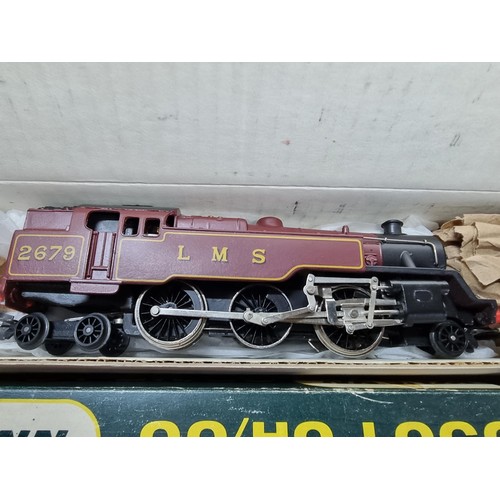 24 - A boxed Wrenn W2219 tank locomotive 2-6-4 LMS with its original box and liners, in good order.