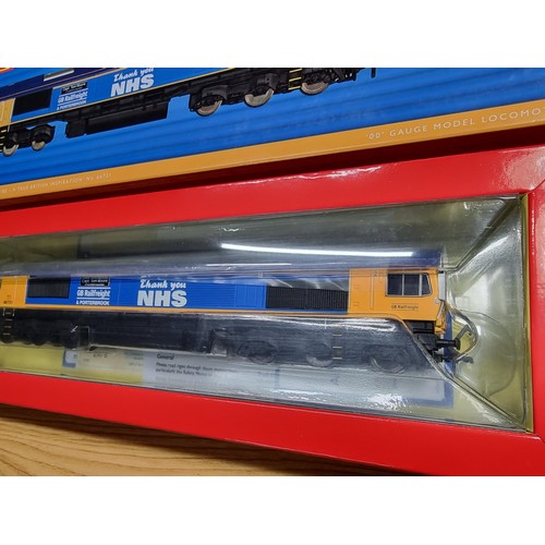 25 - A boxed as new Hornby R30069 limited edition Captain Tom Moore diesel locomotive, class 66, 66731, T... 