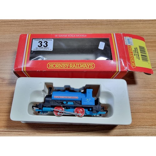 33 - A very rare Hornby R214 Castle Donnington Power Station Pug saddle tank locomotive, with its origina... 