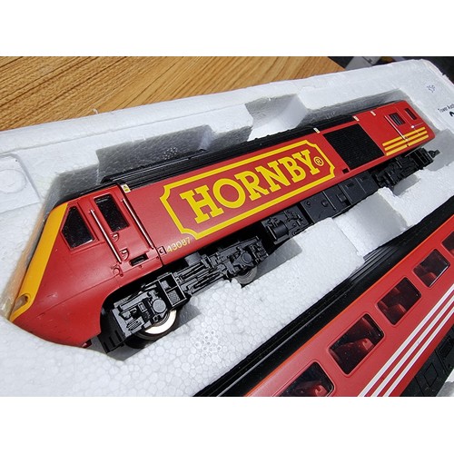 36 - A rare Hornby R1080 Class 43 Virgin railways 4 car set power and dummy locomotives with 2 matching c... 