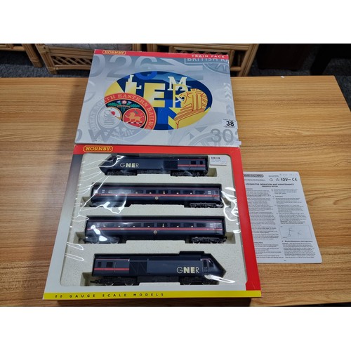 38 - An as new Hornby R2000 GNER 125 HST out of the flying Scotsman diesel train pack with its original b... 