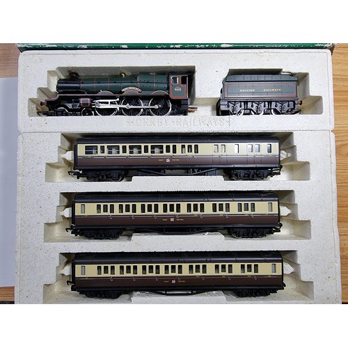 41 - A boxed Hornby R2084 Great British train pack to include King Charles II locomotive, 3 coaches, with... 