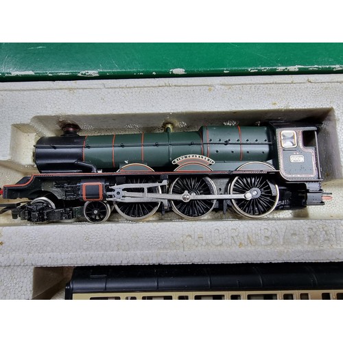 41 - A boxed Hornby R2084 Great British train pack to include King Charles II locomotive, 3 coaches, with... 