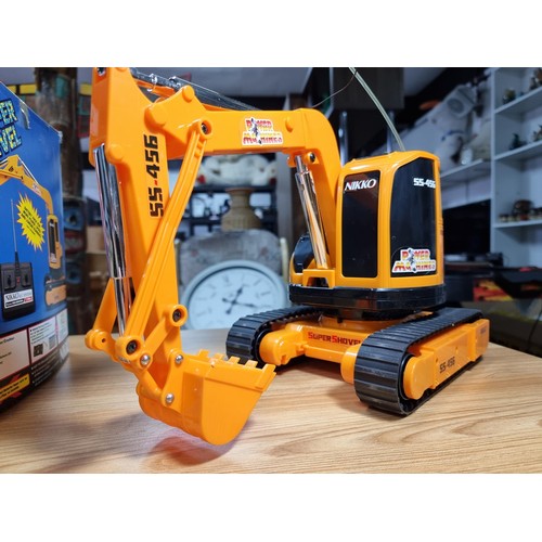 45 - A rare Nikko super shovel remote control excavator from the 1980's, in very clean looked after condi... 