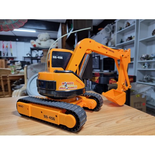 45 - A rare Nikko super shovel remote control excavator from the 1980's, in very clean looked after condi... 