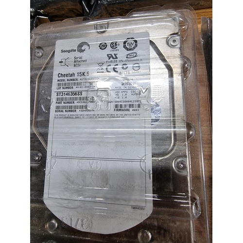 62 - A large quantity of computer parts to include a large quantity of hard drives featuring 50 GB hard d... 