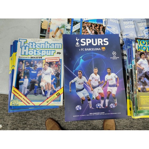 68 - Large collection of Tottenham Hotspur programmes dating from the 1960's all in good order